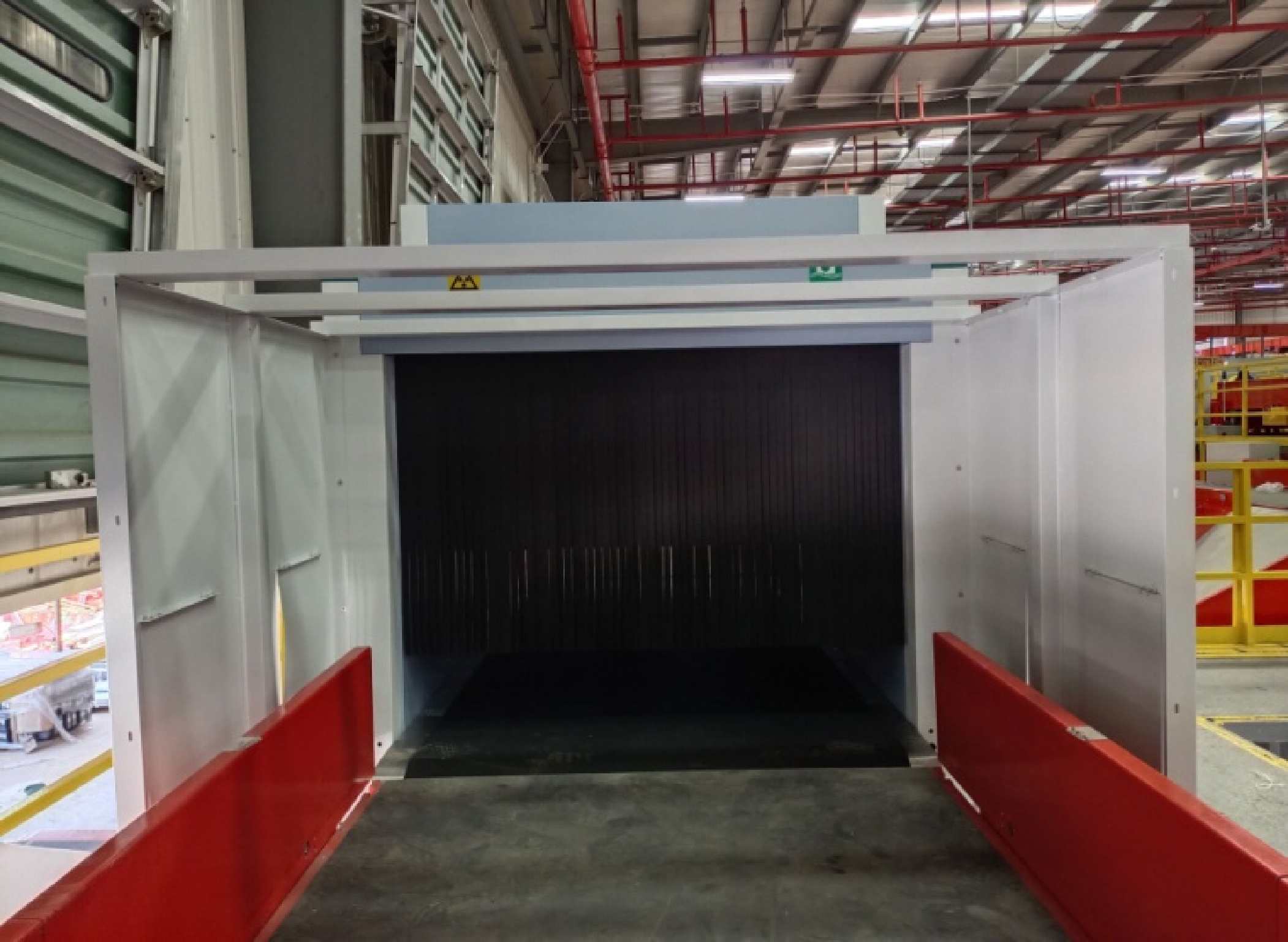 شحن الأشعة السينية عالية السرعة وماسحة أمان الأمتعة